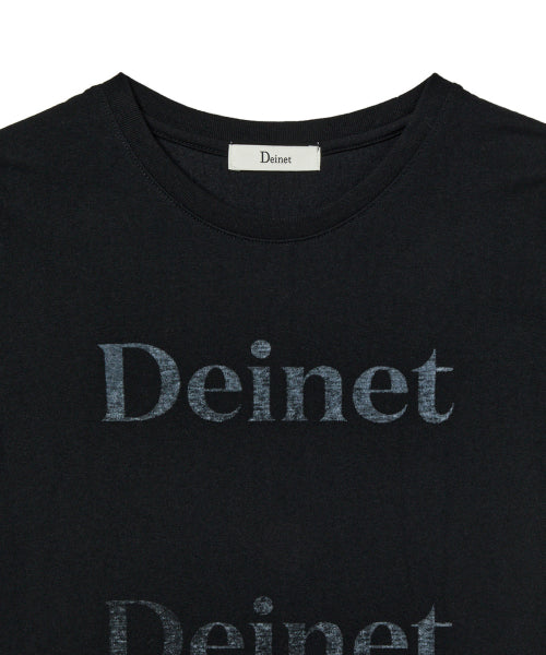 REVERSE PRINT T SHIRT - 2 COLORS BLACK
