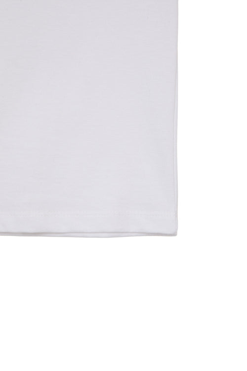 SIGNATURE LOGO SLIM T SHIRT - 4 COLORS WHITE