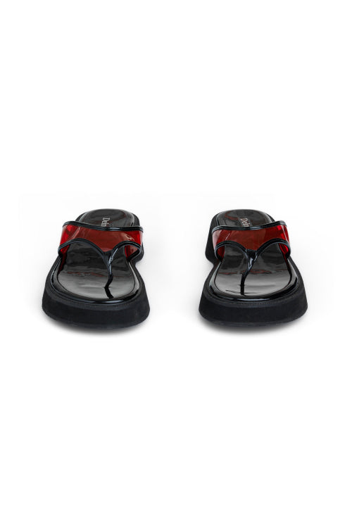 JELLY FLIP FLOP - 6 COLORS RED