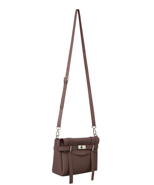 JELLY POINT CROSS BAG - 5 COLORS BROWN