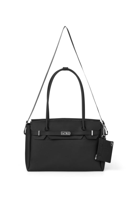 JELLY TWO WAY BIG BAG - 5 COLORS BLACK
