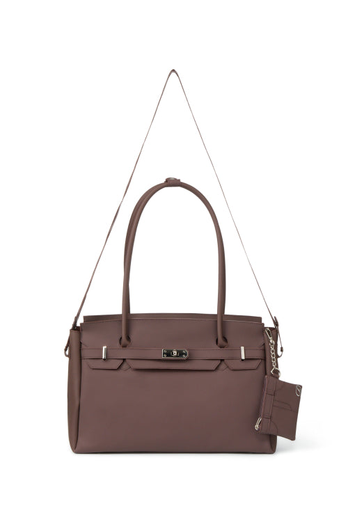 JELLY TWO WAY BIG BAG - 5 COLORS BROWN