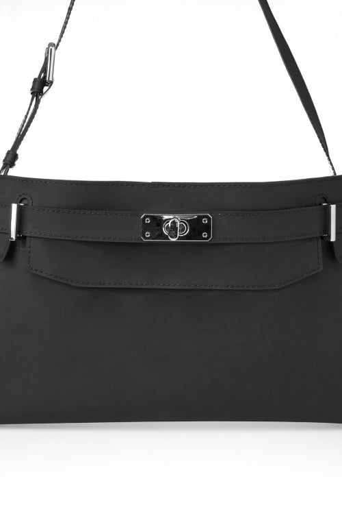 JELLY TWO WAY MIDDLE BAG - 5 COLORS BLACK