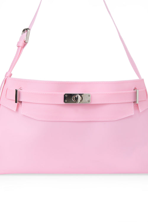 JELLY TWO WAY MIDDLE BAG - 5 COLORS PINK