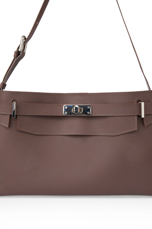 JELLY TWO WAY MIDDLE BAG - 5 COLORS BROWN