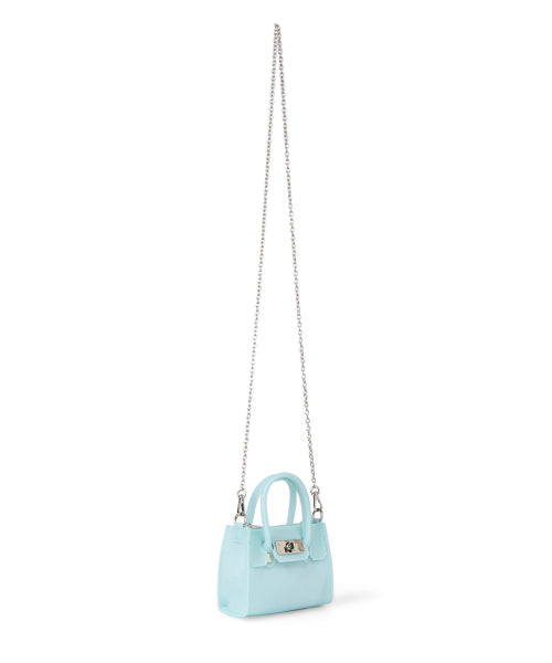 JELLY CHAIN MINI BAG - 5 COLORS BLUE