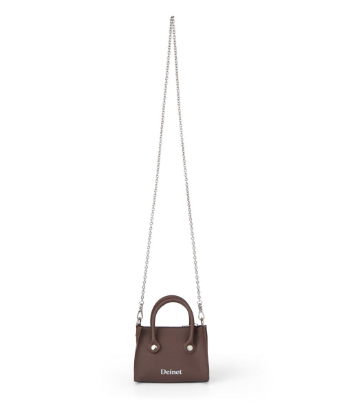 JELLY CHAIN MINI BAG - 5 COLORS BROWN