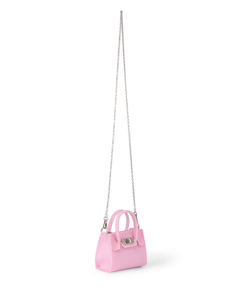JELLY CHAIN MINI BAG - 5 COLORS PINK