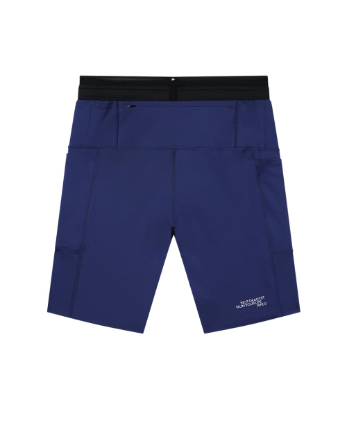 CARGO SHELL COMPRESSION RUNNING HALF TIGHTS - 3 COLORS BLUE