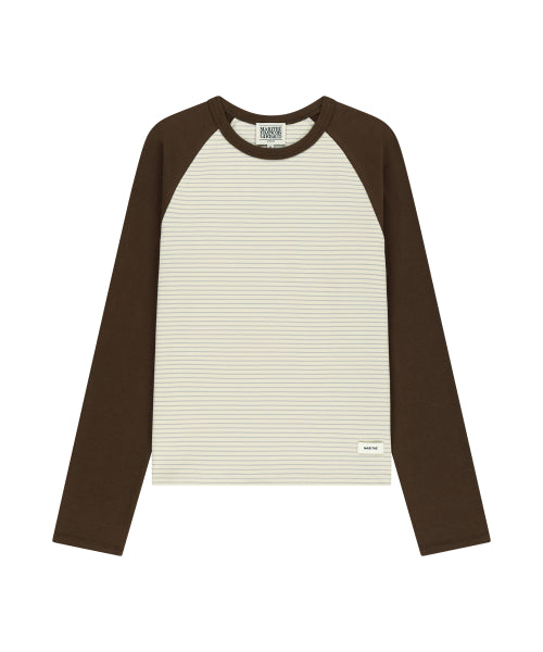 W BASIC RAGLAN LONG SLEEVE - 2 COLORS BUTTER