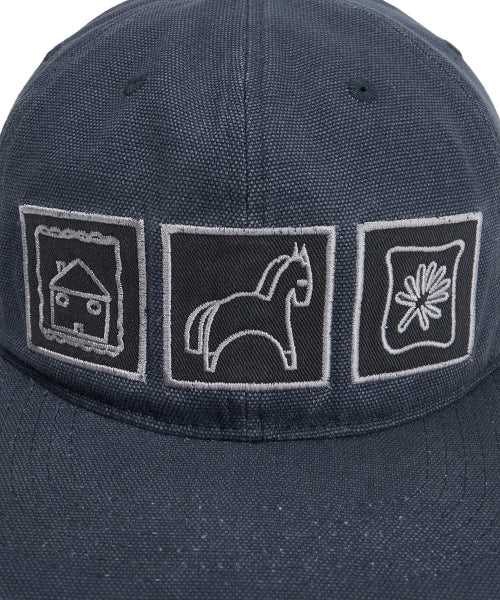 DD HORSE GALLERY CAP - 2 COLORS NAVY