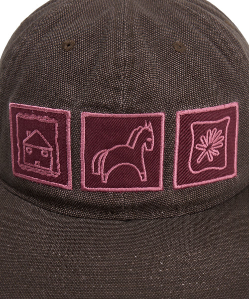 DD HORSE GALLERY CAP - 2 COLORS BROWN