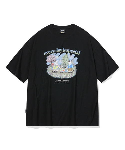 DTP DAY SHORT SLEEVE TEE BLACK