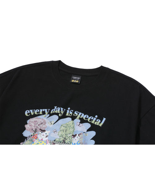 DTP DAY SHORT SLEEVE TEE BLACK