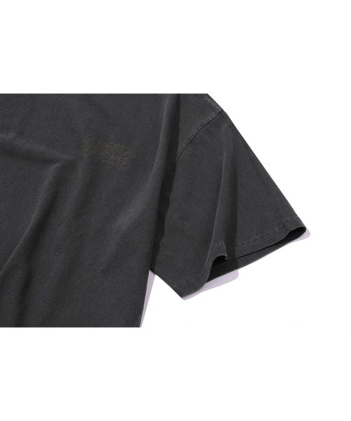HAPPY BALLOON PIGMENT SHORT SLEEVE TEE - 3 COLORS BLACK