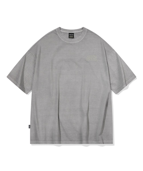 HAPPY BALLOON PIGMENT SHORT SLEEVE TEE - 3 COLORS GREY