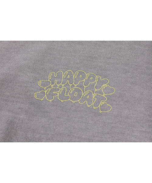 HAPPY BALLOON PIGMENT SHORT SLEEVE TEE - 3 COLORS GREY
