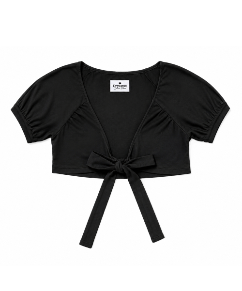 SHIRRING RIBBON BOLERO - 4 COLORS AS SHOWN