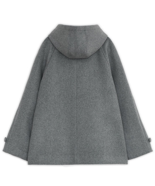 HOOD HALF COAT GREY