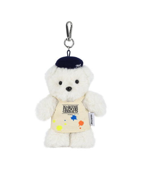MARI BEAR KEYRING - 2 COLORS IVORY