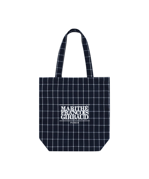 CLASSIC LOGO CHECK ECO BAG - 2 COLORS NAVY