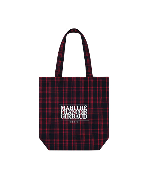 CLASSIC LOGO CHECK ECO BAG - 2 COLORS RED
