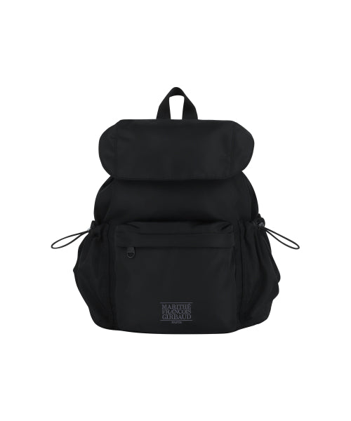 CLASSIC LOGO FLAP BACKPACK - 2 COLORS BLACK