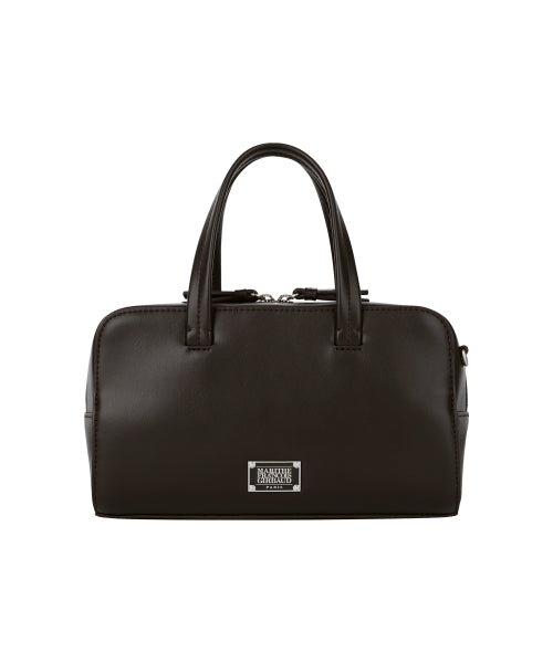 CLASSIC LOGO SQUARE CROSS BAG - 3 COLORS DARK BROWN
