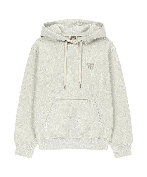 SMALL CLASSIC LOGO EMBROIDERY HOODIE - 4 COLORS OATMEAL
