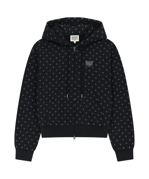W SMALL CLASSIC LOGO HOODIE ZIPUP - 4 COLORS AS SHOWN