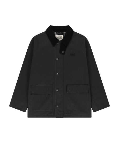 COTTON WORK JACKET - 2 COLORS CHARCOAL