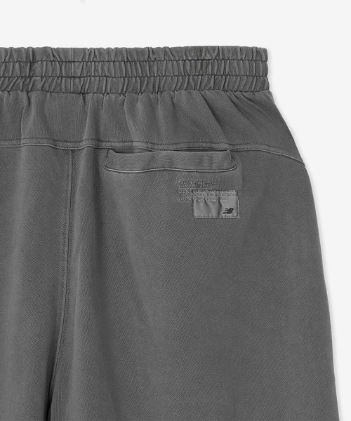 ESCAPE DYED BERMUDA SWEAT SHORTS - 2 COLORS CHARCOAL