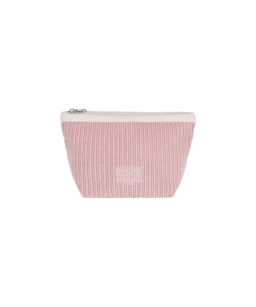 CLASSIC LOGO CORDUROY POUCH - 3 COLORS PINK