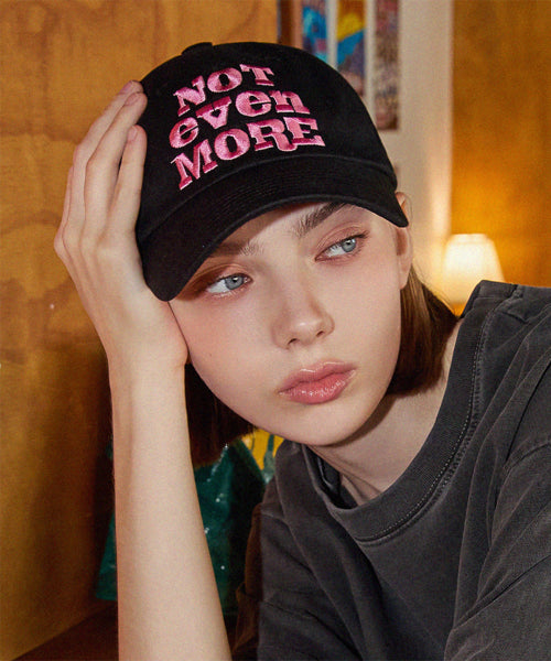 BALL CAP - 6 COLORS BLACK