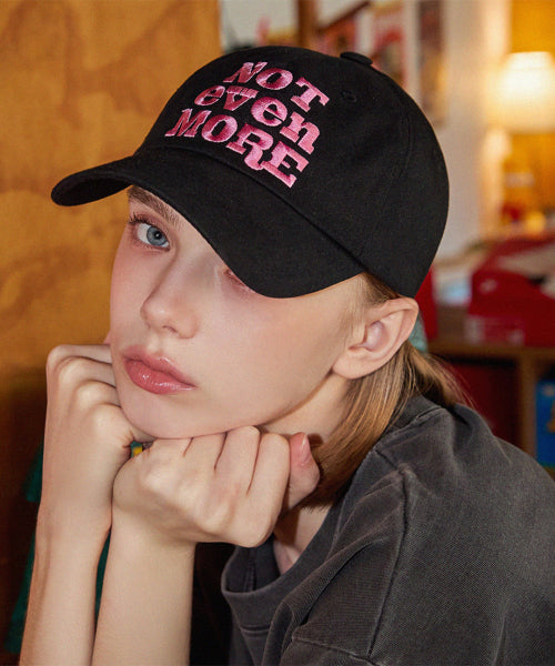 BALL CAP - 6 COLORS BLACK