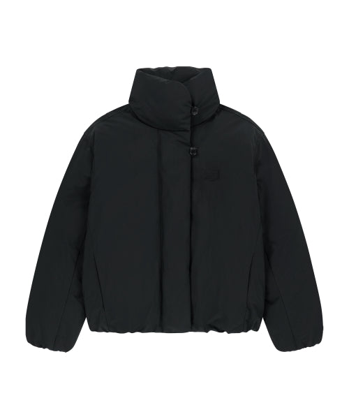 W HIGH NECK PADDED JACKET - 2 COLORS BLACK