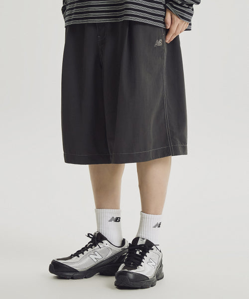 ESCAPE WOVEN SHORTS - 2 COLORS CHARCOAL