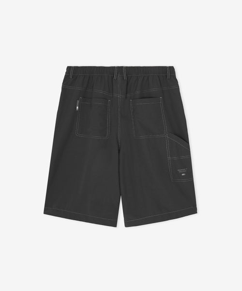 ESCAPE WOVEN SHORTS - 2 COLORS CHARCOAL