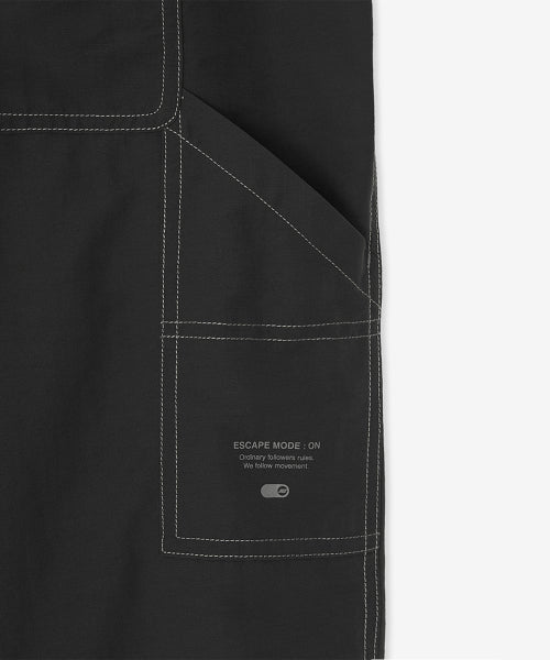 ESCAPE WOVEN SHORTS - 2 COLORS CHARCOAL