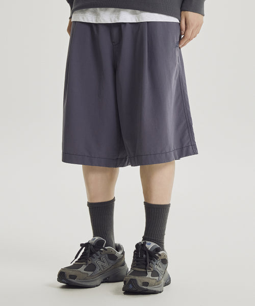 ESCAPE WOVEN SHORTS - 2 COLORS PURPLE