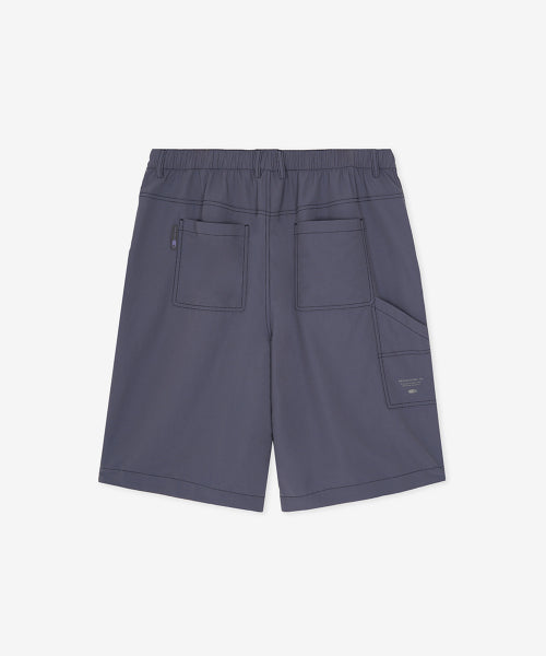ESCAPE WOVEN SHORTS - 2 COLORS PURPLE