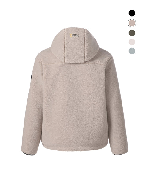COSTONI HOOD FLEECE JACKET #高允真同款! - 5 COLORS MOURNING BEIGE