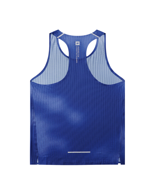 TECH DYE RUNNING SINGLET - 4 COLORS BLUE