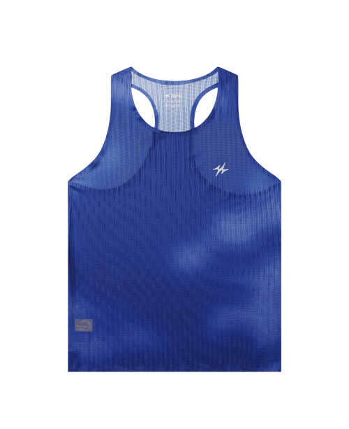 TECH DYE RUNNING SINGLET - 4 COLORS BLUE