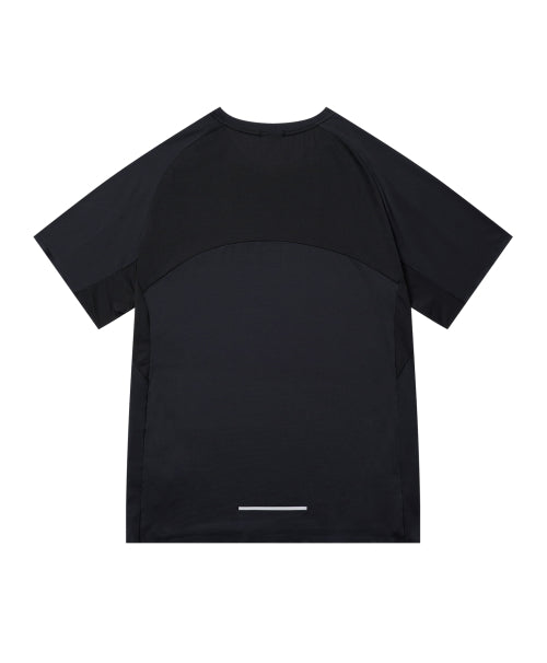 AIR SQUARE PERFORMANCE RUNNING SHORT SLEEVE T-SHIRT - 3 COLORS BLACK