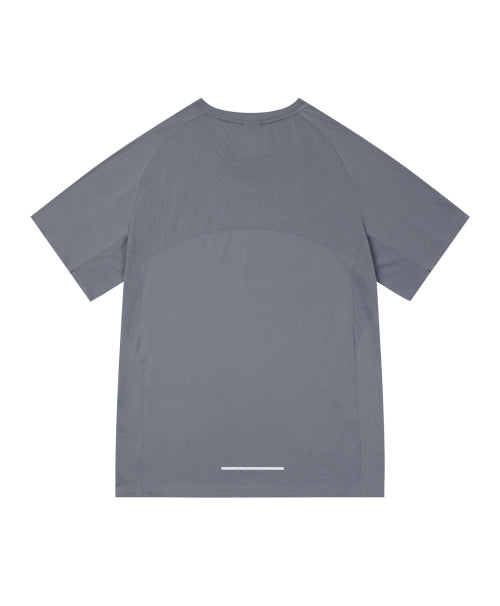 AIR SQUARE PERFORMANCE RUNNING SHORT SLEEVE T-SHIRT - 3 COLORS BLACK