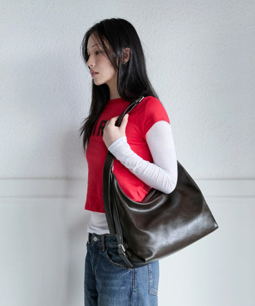 MUSHY BAG LARGE - 2 COLORS MAROON