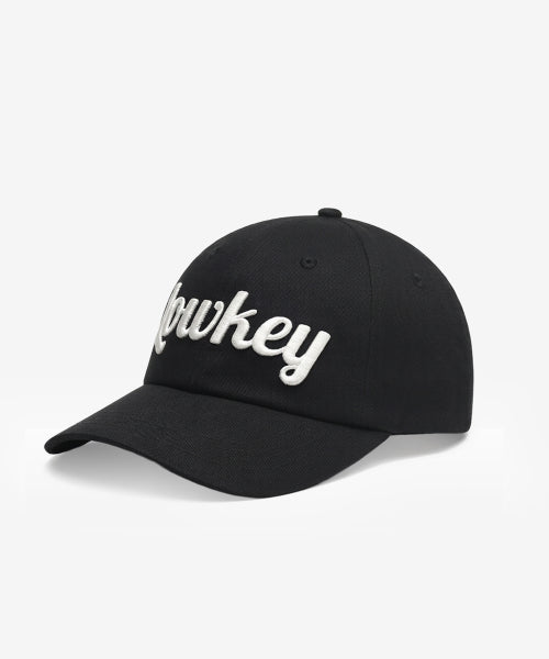 SCRIPT BALL CAP - 5 COLORS BLACK