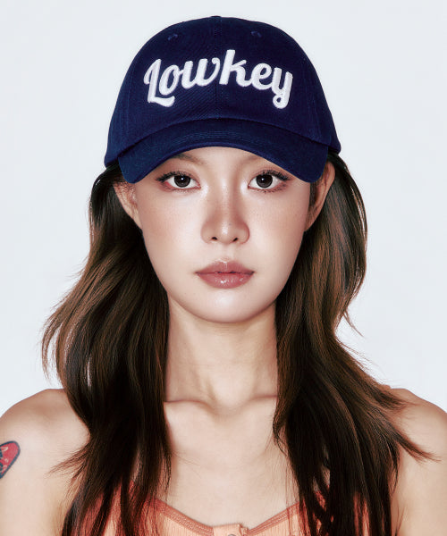 SCRIPT BALL CAP - 5 COLORS NAVY
