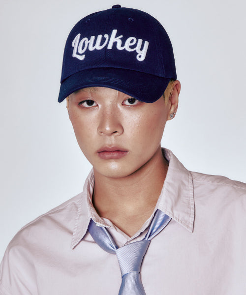 SCRIPT BALL CAP - 5 COLORS NAVY
